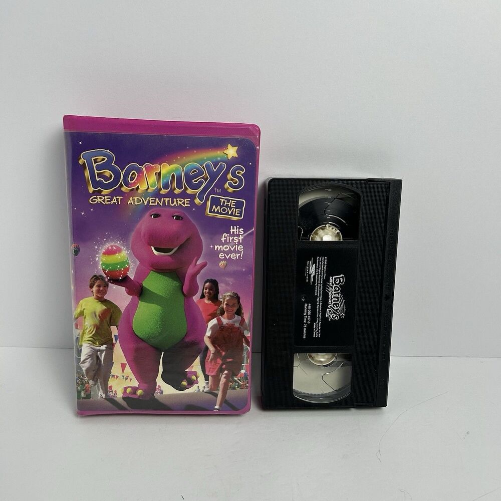 Barney's Great Adventure: The Movie VHS 1998 First Movie Educational